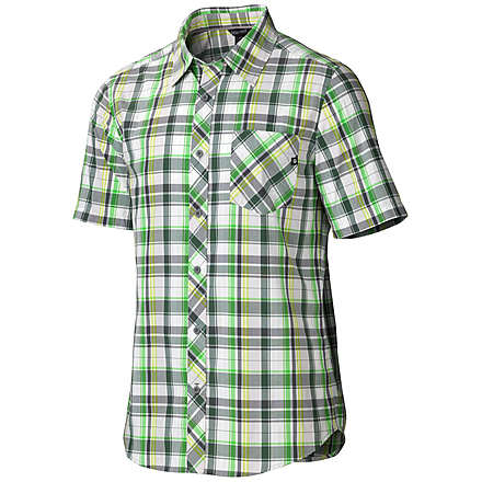 Marmot Dexter Plaid Short Sleeve - Men's-Bright Grass-Medium