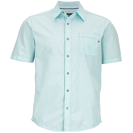 Marmot Dorset Short Sleeve Shirt - Men's-Light Blue-Large