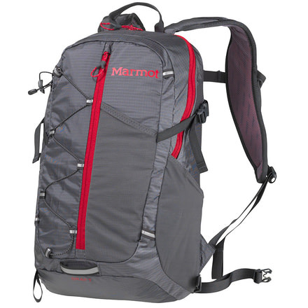Marmot Draft 20 Backpack,Cinder/Team Red MAR0979-CDR-TR