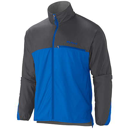 Marmot Original DriClime Windshirt - Men's-Medium-Cobalt Blue / Slate Grey