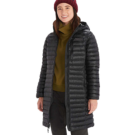 Marmot Echo Featherless Long Jacket - Womens, Black Shiny, Extra SmallMediumaLargeLarge, M15871-20953-XS