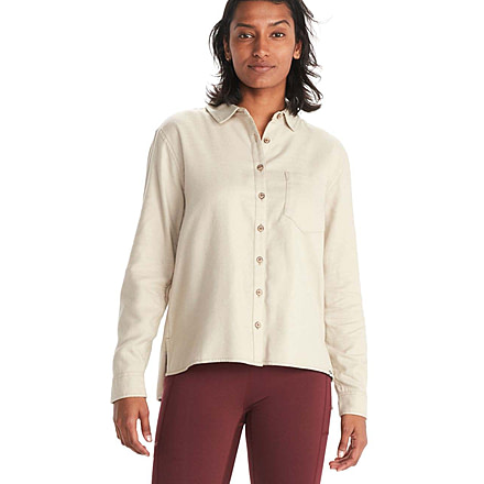Marmot Fairfax Boyfriend Midweight Flannel - Womens, Sandbar, Extra Small, M10643-7829-XS