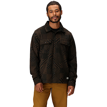 Marmot Felton Fleece Long Sleeve Shirt - Mens, Black Patchwork, Medium, 195115350567