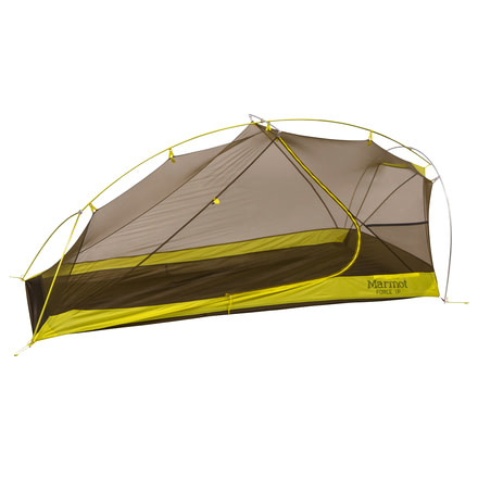 Marmot Force 1P - 1 Person, 3 Season-Dark Citron/Citronelle-1 Person
