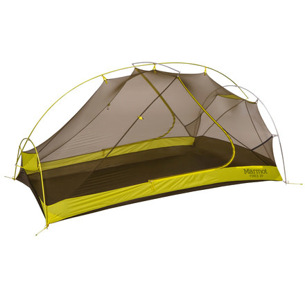 Marmot Force 2P - 2 Person, 3 Season-Dark Citron/Citronelle-2 Person