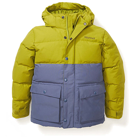 Marmot Fordham II Hoody - Kids, Storm/Cilantro, Large, M14605-22523-L