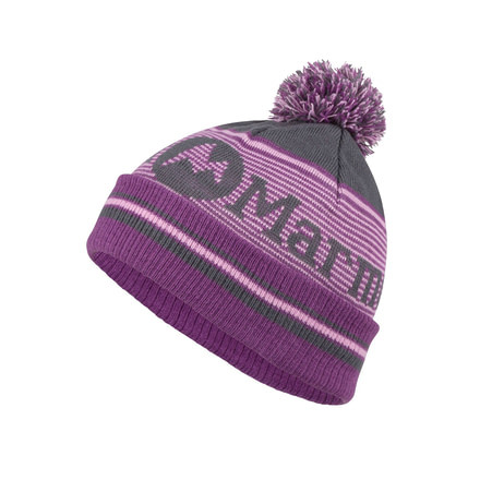 Marmot Foxy Pom Hat - Womens, Dark Steel, One Size, 19320-1132-ONE