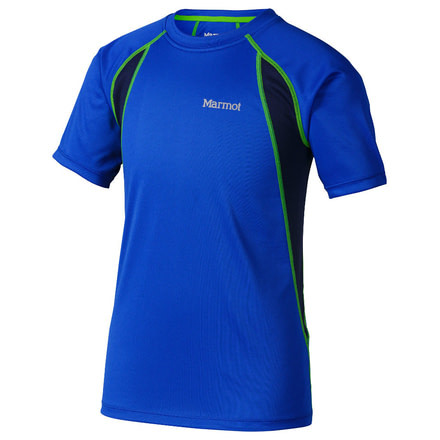 Fuse Short Sleeve T-Shirt - Boys -X-Small-Dark Azure/Dark Ink