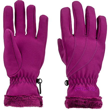 Marmot Fuzzy Wuzzy Gloves - Women's-Large-Deep Plum