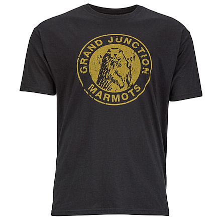 Grand Junction Short Sleeve Tee - Mens-Black-Large