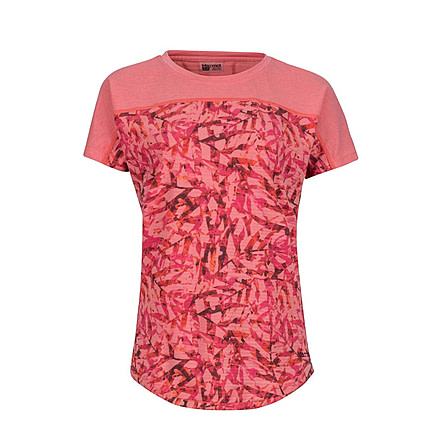 Marmot Greer Short Sleeve T-Shirt - Womens, Desert Red Tangle, Small 48240-8868-S