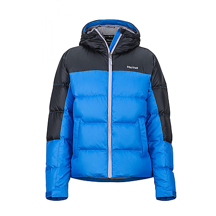 Marmot Guides Down Hoody - Womens, Clear Blue/Black, Medium, 79300-3567-M