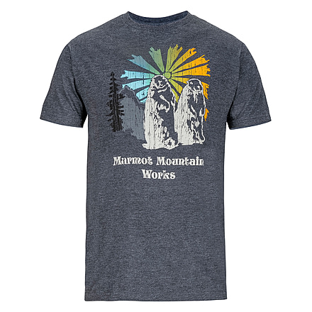 Heritage Short Sleeve Tee - Mens-Charcoal Heather-Small