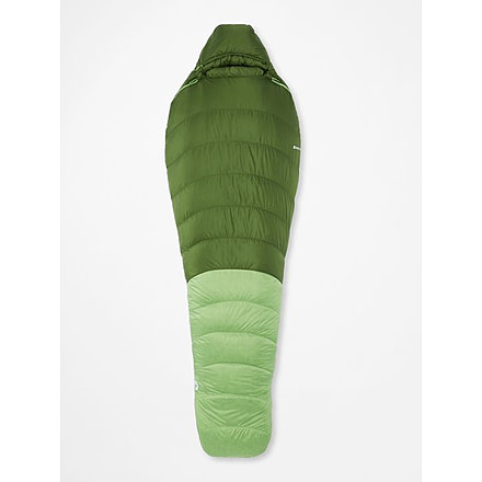 Marmot Hydrogen Sleeping Bag, Foliage/Kiwi, Left Zipper, M14402-21795-LZ