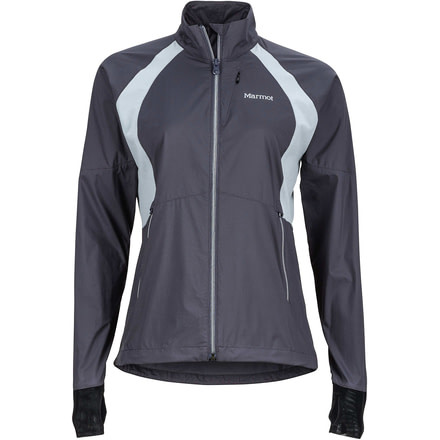 Marmot Hyperdash Jacket - Women's-Dark Charcoal/Grey Storm-Small