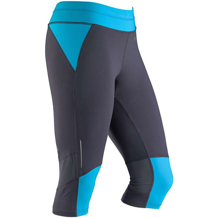 Marmot Impulse 3/4 Tight - Women's -Dark Steel/Atomic Blue-Regular Inseam-Small