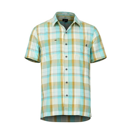 Marmot Innesdale Short Sleeve Shirt - Mens, Sunny, Extra Large, 42320-9860-XL