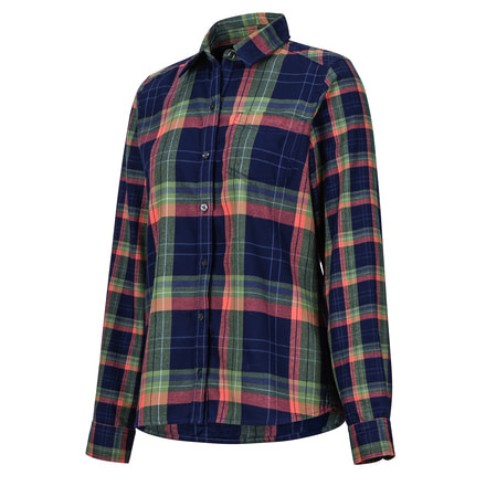 Marmot Jensen Lt.Weight Flannel - Womens, Arctic Navy, Small, 49280-2975-S