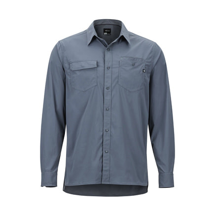 Marmot Kapalino Long Sleeve - Mens, Steel Onyx, Large, 42330-1515-L