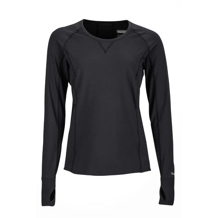 Marmot Lana Long Sleeve Crew - Women's-Black-Medium