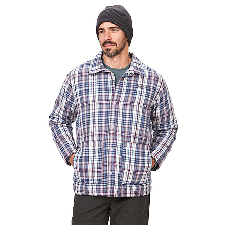 Marmot Lanigan Flannel Chore Coat - Mens, Sleet, Extra Large, M13200-504-XL