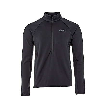 Marmot Leconte Fleece 1/2 Zip - Mens, Black, Medium, M15381-001-M