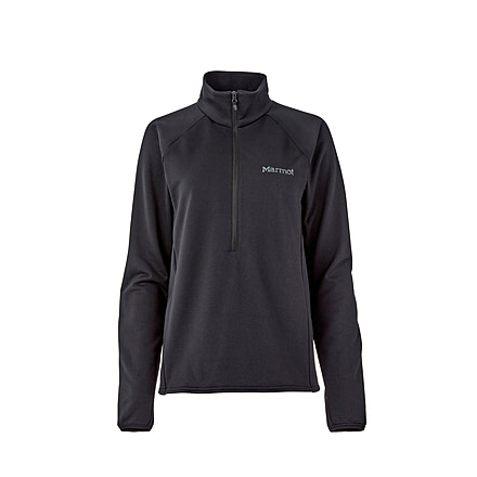 Marmot Leconte Fleece 1/2 Zip - Womens, Black, Extra Large, M15391-001-XL