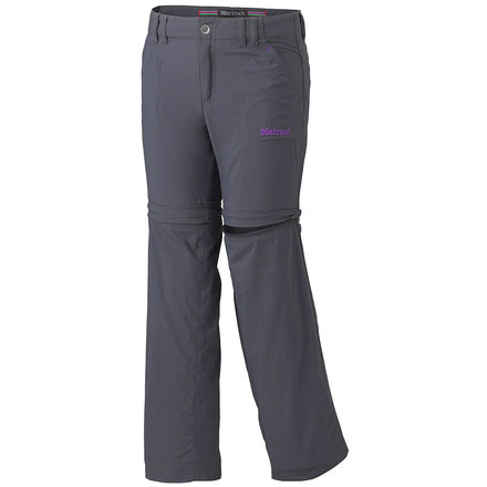 Lobos Convertible Pant - Girls-Medium-Dark Steel