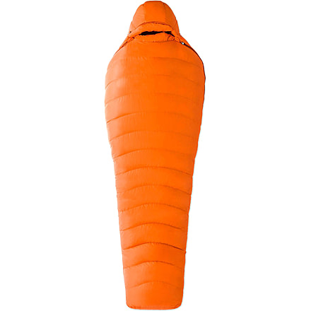 Marmot Long Lithium 0 Sleeping Bag, Blaze/Dark Rust, Left Zipper, 0, 900411-9346-LZ