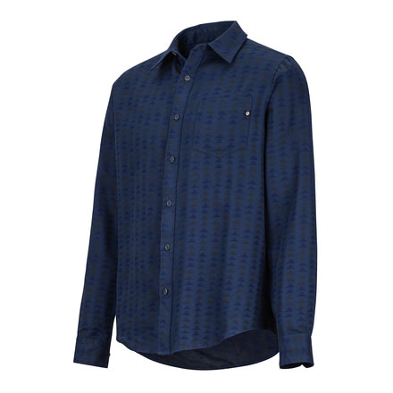 Marmot Lost Coast Midweight Flannel - Mens, Vintage Navy, Medium, 44530-2636-M