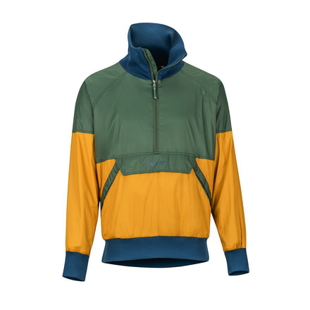Marmot Lynx DriClime Anorak - Mens, Crocodile/Aztec Gold, Large, 31580-4836-L