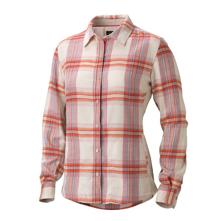 Marmot Maci Long Sleeve Flannel - Womens-Raspberry-Small