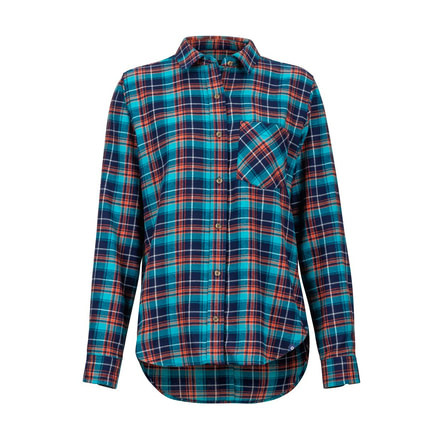 Marmot Maggie MidWt Flannel Long Sleeve - Womens, Arctic Navy, Medium, 47170-Arctic Navy-M-DEMO