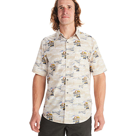 Marmot Marmot x Bronco Syrocco Short Sleeve - Mens, Sandbar Bronco, 2XL, M13719-21094-XXL