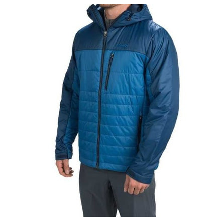 Marmot Men's Caldera Hoody, Blue Sapphire/Dark Ink, L, 93880-2805-L
