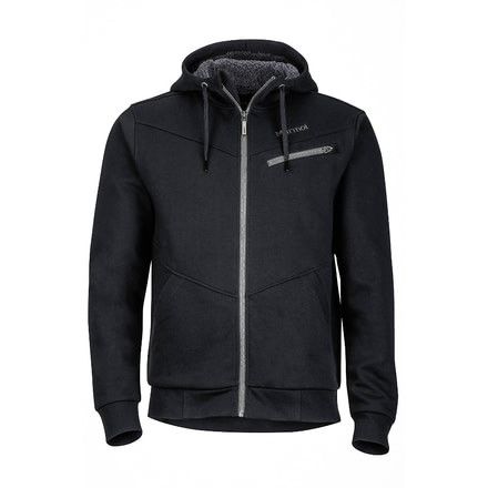 Marmot Mens Parsons Peak Sherpa Hoody, Black, XXL, 44690-001-Black-XXL