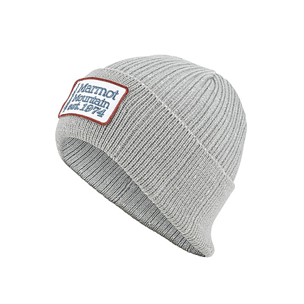 Marmot Mens Retro Trucker Beanie, Grey Storm, ONE, 14660-1620-Grey Storm-ONE