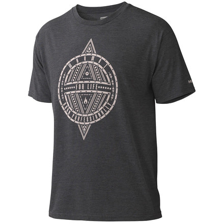 Marmot Mens Walden Short Sleeve Tee,Charcoal Heather,Large MAR1159-CHRH-LG