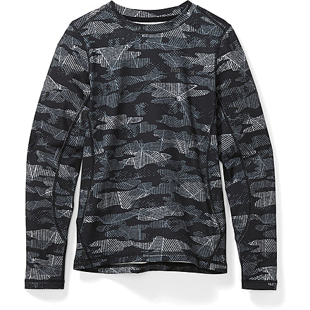 Marmot Midweight Harrier Crew - Boys, Black Haze Camo, Large, 10480-860-L