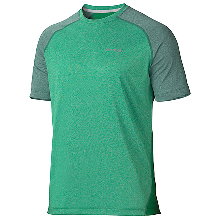 Marmot Mistral Short Sleeve Tee - Men's-Greenway Heather-Small