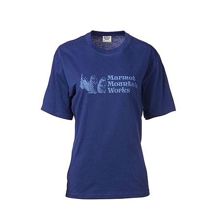 Marmot MMW Short Sleeve Tee - Womens, Twilight Blue, Extra Small, M15694-23091-XS