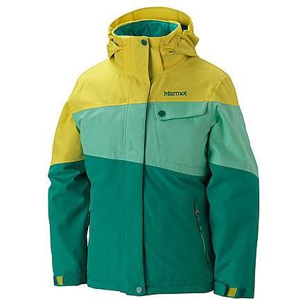 Marmot Moonstruck Jacket - Girl's-Gem Green/ Green Frost-Medium