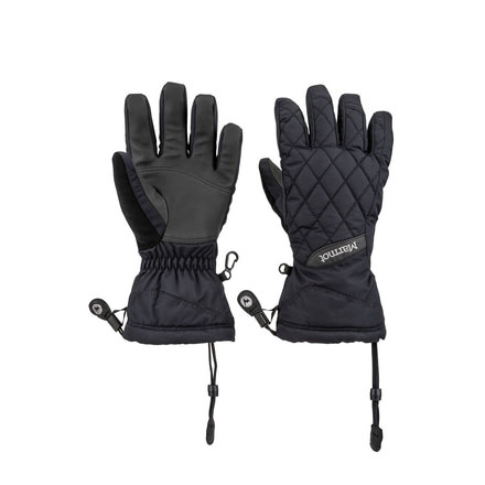 Marmot Moraine Glove - Womens, Black, Small, 14840-001-S