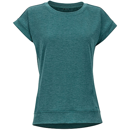 Marmot Morgan Short Sleeve T-Shirt - Womens, Deep Teal Heather, Extra Small, 47650-4665-XS