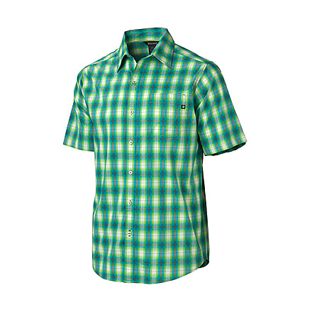 Marmot Norwood Short Sleeve Shirt - Men's-Green Envy-Small