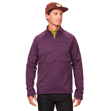 Marmot Olden Polartec 1/2 Zip - Mens, Purple Fig, Medium, M13183-22260-M