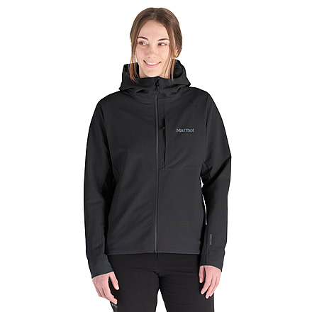Marmot Pinnacle DriClme Hoody - Womens, Black, Large, M15395-001-L