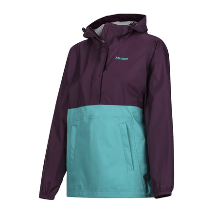 Marmot PreCip Anorak - Womens, Dark Purple/Meadowbrook, Extra Large, 49580-5778-XL