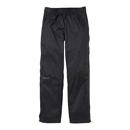 Marmot PreCip Eco Full Zip Pant Long - Womens, Black, Large, M15877-001-L