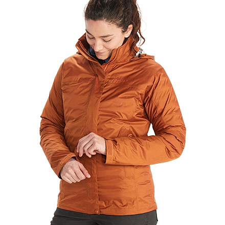 Marmot PreCip Eco Jacket - Womens, Copper, Small, 46700-7160-S